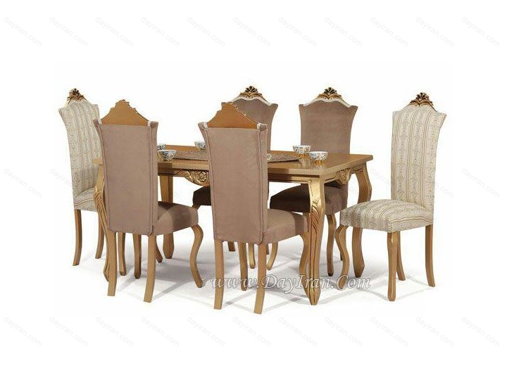 میز ناهارخوری سلطنتی 6 نفره