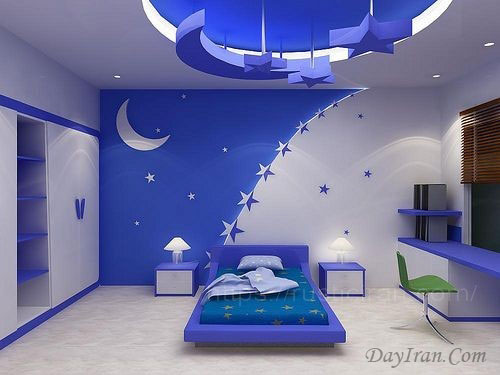 رنگ اتاق خواب پسرانه