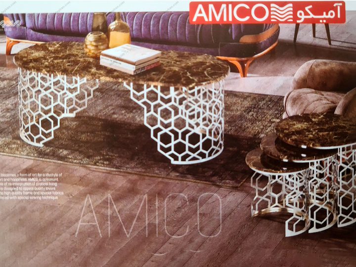 میز جلو مبلی عسلی آمیکو